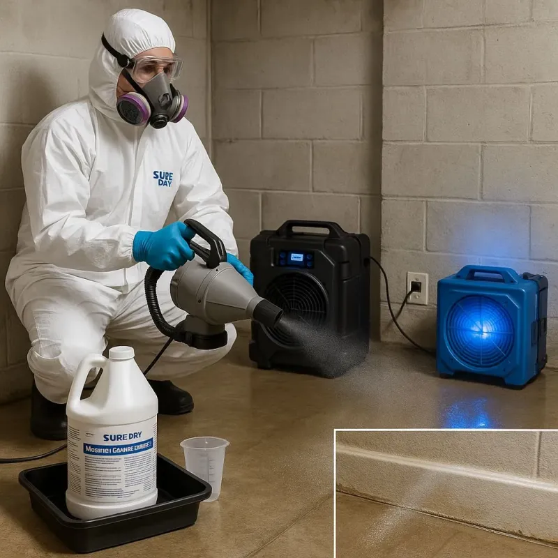 Sanitization and Odor Removal process in Gainesville, GA